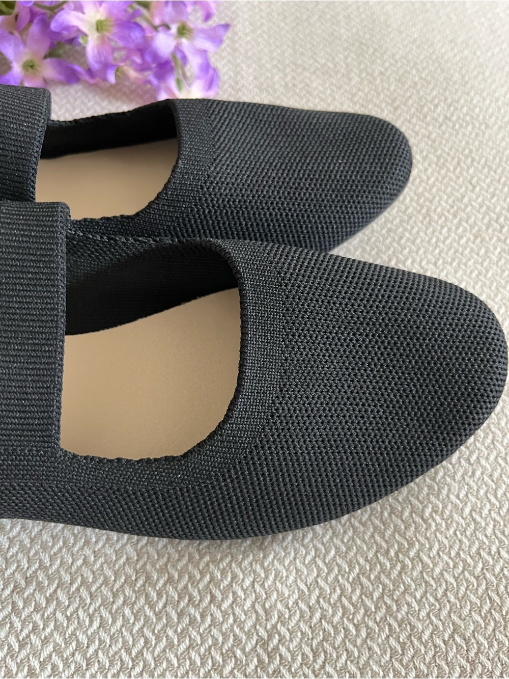 Danskin Shine Women's Black Mary Jane Ballet Flats with Strap Size 8 - Picture 5 of 10